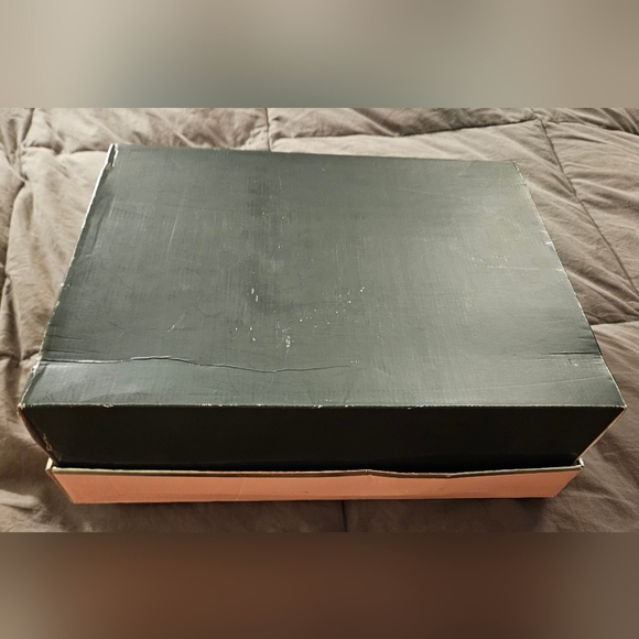 Kate Spade Pink Empty Gift Box Green Tissue Paper Dust Bag Shopping Set Boots - Picture 14 of 15